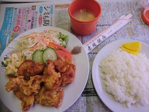 唐揚定食（780円）